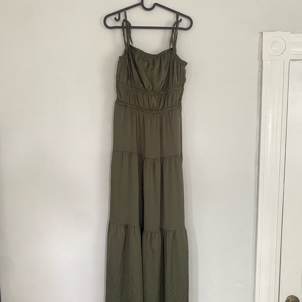 Express Olive Green Dress